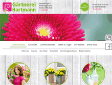 Tablet Screenshot of gaertnerei-online.de